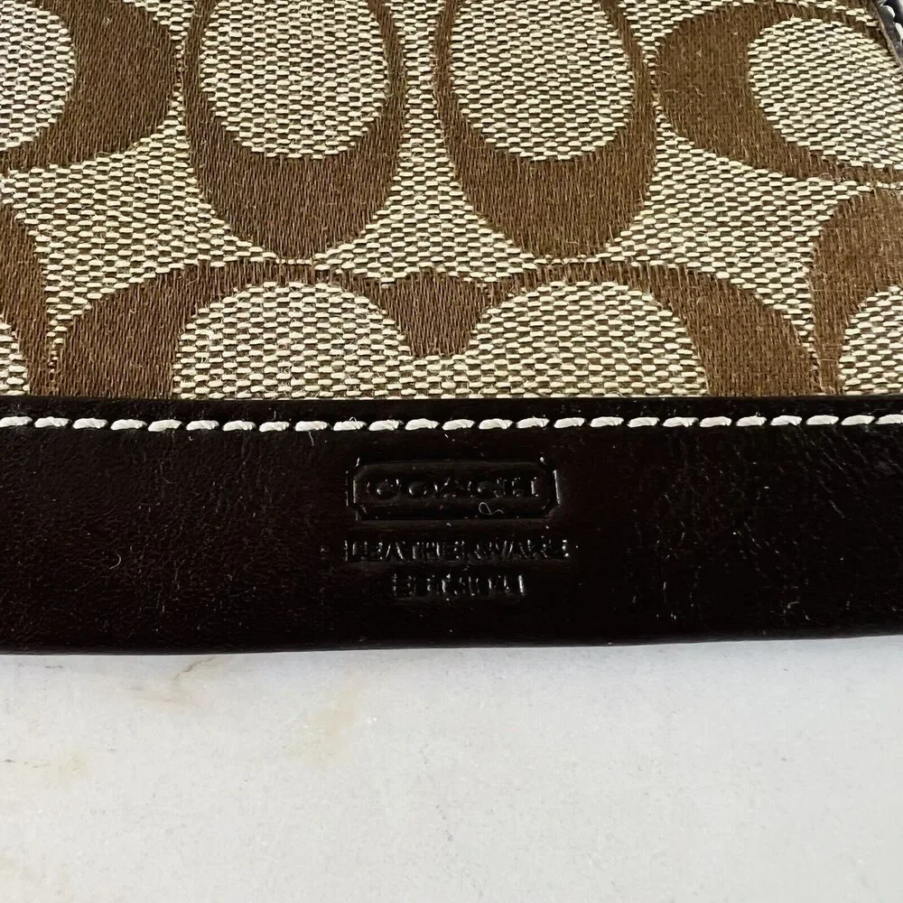 Coach khaki chestnut